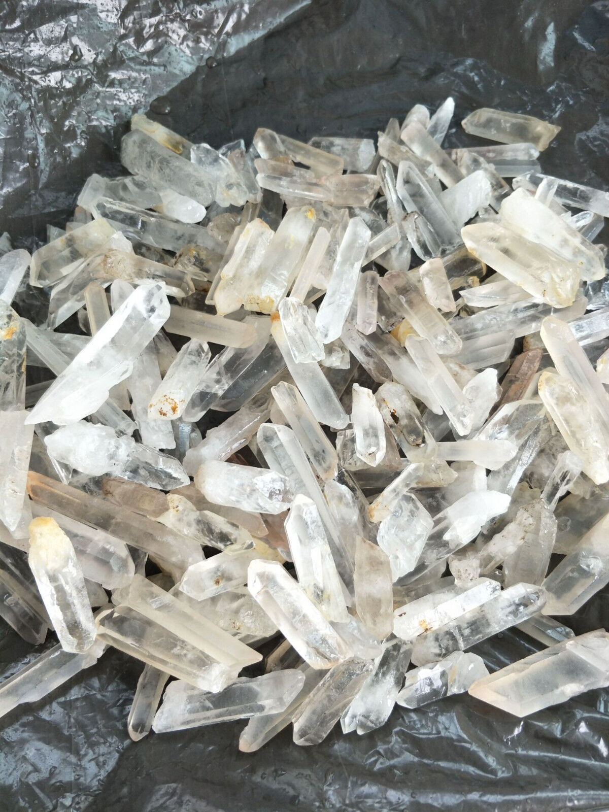 NEW 500g 1.1lb Medium/Large Clear Quartz Crystals Points Lot of Natural ...