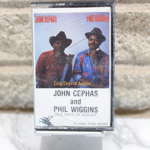 John Cephas and Phil Wiggins Dog Days of August Cassette Album Tape Blues - Picture 1 of 3
