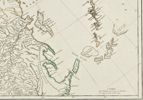 Mapa antiguo "Carte Générale de L'Empire Des Russes" (Rusia) De Vaugondy, 1753 - Imagen 11 de 12