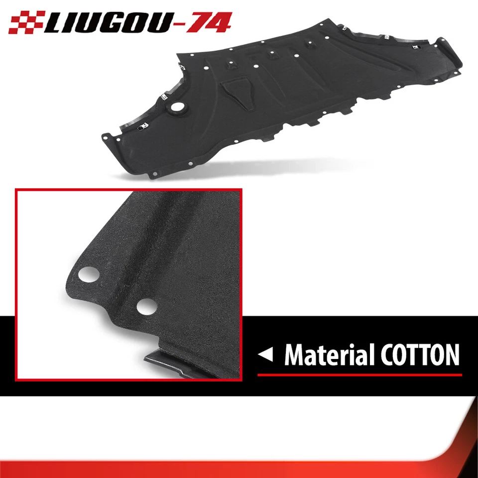 Fit For 2009-2013 Audi A8 Quattro S8 Front Lower Engine Splash Shield Guard NEW - Imagem 4 de 4