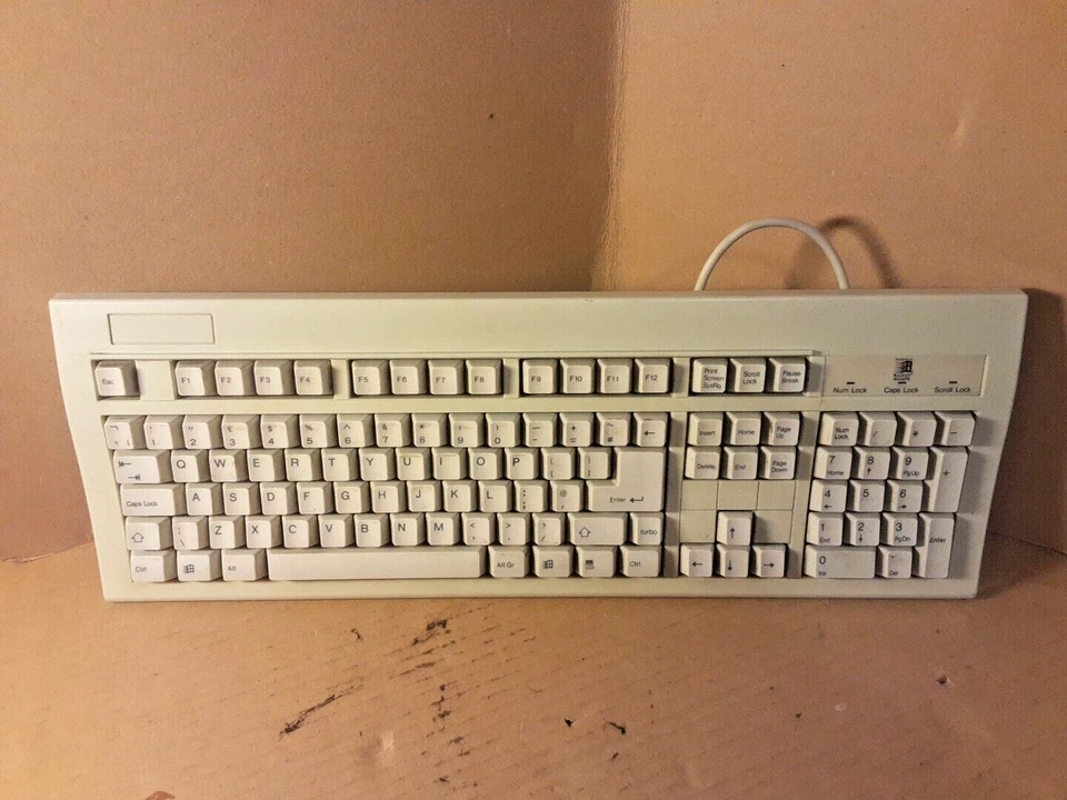 Vintage HQK RB-2001 Clicky Mechanical Keyboard Tested Works - Image 3 of 4