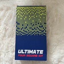 Ultimate FOUR 4 SQUARE Kit - Ball, Pump  Chalk Outdoor Game Set - New