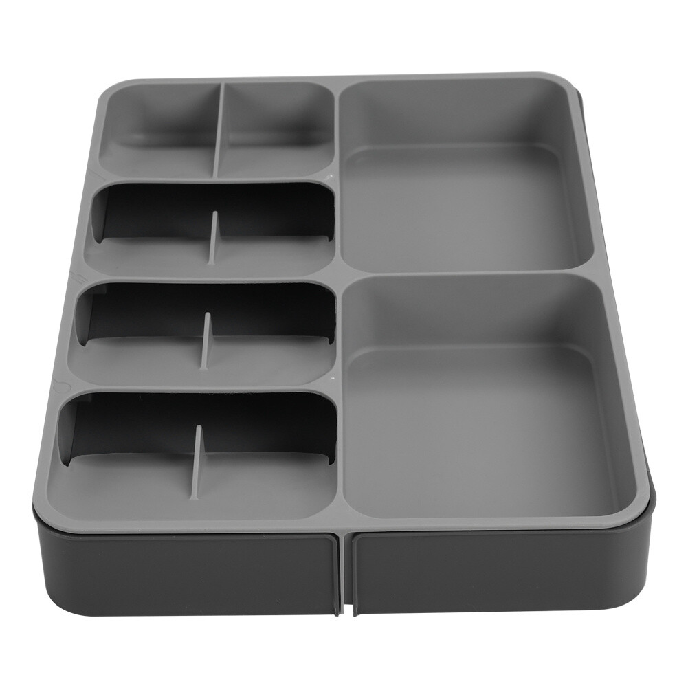 Plastic Expandable Cutlery Tray Drawer Organiser Utensil Storage Rack