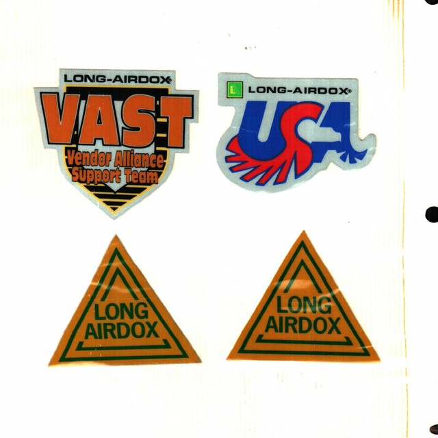 NICE LOT OF 4 DIFFERENT LONG AIRDOX COAL MINING STICKERS # 464 NICE LOT OF 4 DIFFERENT LONG AIRDOX COAL MINING STICKERS # 464