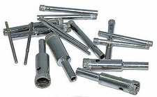 Diamond tip drill bits - suitable for Dremel drills - 10 per pack. 2-3-4-5mm