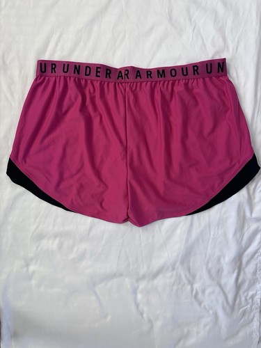 Under Armour Women’s Play Up 3.0 Shorts Pink 2XL NWT - Picture 5 of 6