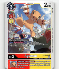 アグモン BT13-008 アルティメットカップ x3 Agumon [Ultimate Cup Foil] #BT13-008 Prices | Digimon Versus Royal