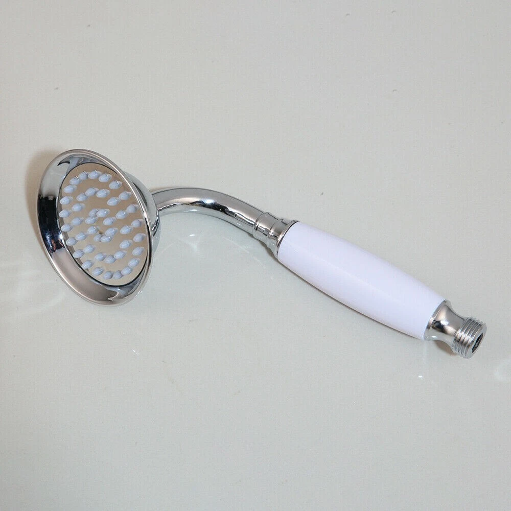 Polished Chrome Ceramics Telephone Style Bathroom Handheld Shower Head
