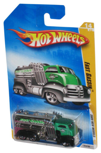 Hot Wheels 2009 New Models Green Fast Gassin Toy Truck 014/190