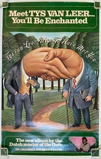 TYS VAN LEER Nice To Have Met You 1978 US PROMO Only POSTER FOCUS Dutch PROG