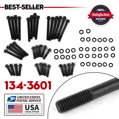 672036001742 For Small Block Chevy Aluminum Steel Head Bolts Heads 350 383 400