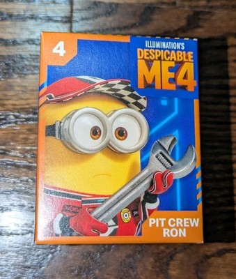 McDonald's 2024 Despicable ME 4 Minion Happy Meal Toy #4 Pit Crew Ron NEW