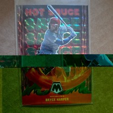 2022 Panini Mosaic Hot Sauce Insert Hologram Bryce Harper #HS-3 Phillies