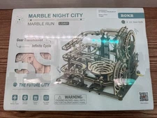 Rokr Marble Night City LGA01 Gears / Steel Balls Wood Puzzle NEW SEALED