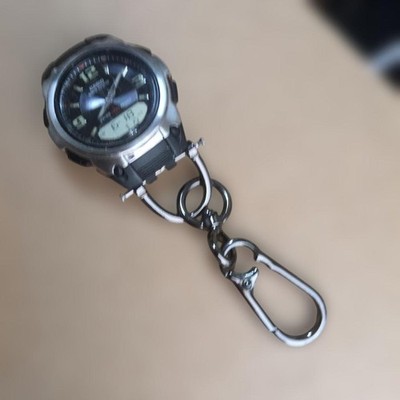 Working condition. CASIO WAVE CEPTOR keychain watch.