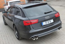  Race-Komplettanlage Audi A6 4G Typ C7 3.0 TFSI je 2x90mm mit Absorber