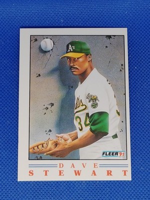 1991 Fleer - Factory Set Pro-Vision Dave Stewart #4