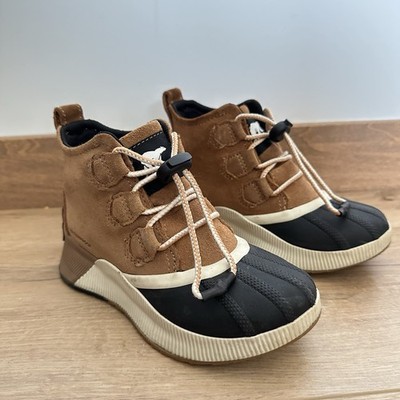 Sorel Youth Out N About Classic Boot 1 Winter Waterproof Brown Suede