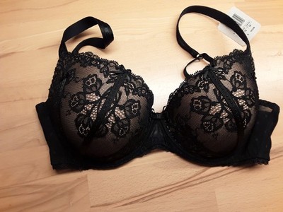 Luxus BH der Marke Aubade * Push up* 75 E * schwarz