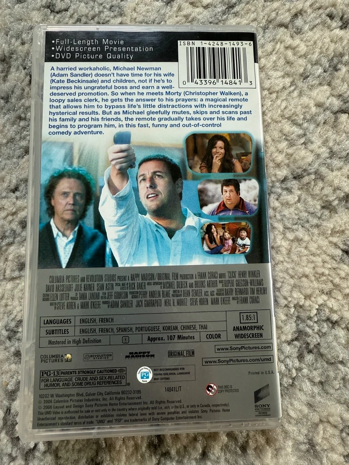 PSP Click UMD-Movie Case Only No Movie Foto 2 de 3