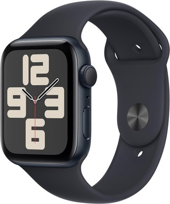 Apple Watch Series SE 2nd Gen (GPS) 44MM Midnight Aluminum Case & Sport Band