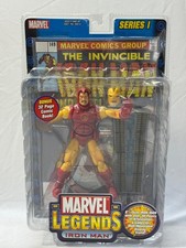 Marvel Legends Series 1 The Invincible Iron Man w Collector Display Stand