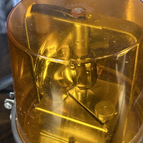 Vintage Edwards Adaptabeacon 52A Visual Signaling Amber Beacon Lite Corded Works - Picture 4 of 5