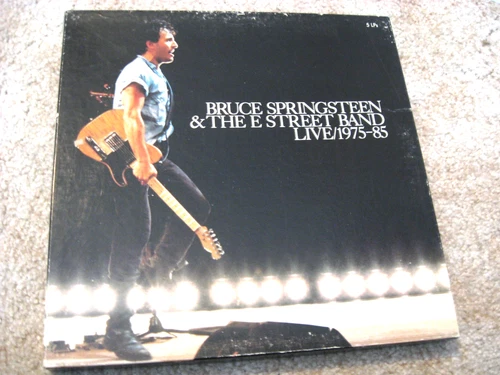 Bruce Springsteen/ Live/1975-85/ Columbia/ 1986/ Canada/ 5 LP box set/ Booklet