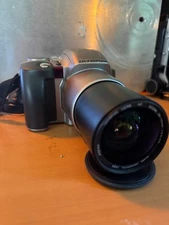 Olympus IS-200 Analog Film Camera 35mm- turns on - untested