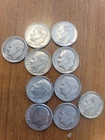 [10 Coin Lot] 90% Silver Roosevelt Dimes 1946 to 1964 - A