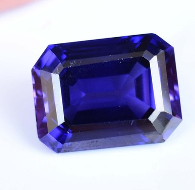 Natural Purple Blue Montana Sapphire 10.95 Ct Certified Flawless Loose Gemstone