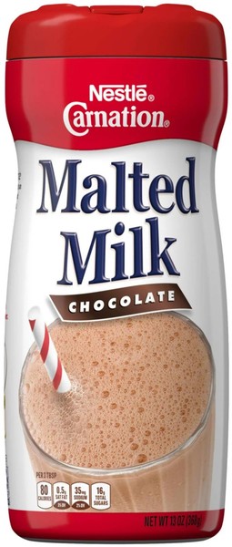 Clavel Leche Malteada, Chocolate, 13 Onzas (Pack de 3), Color Chocolate 