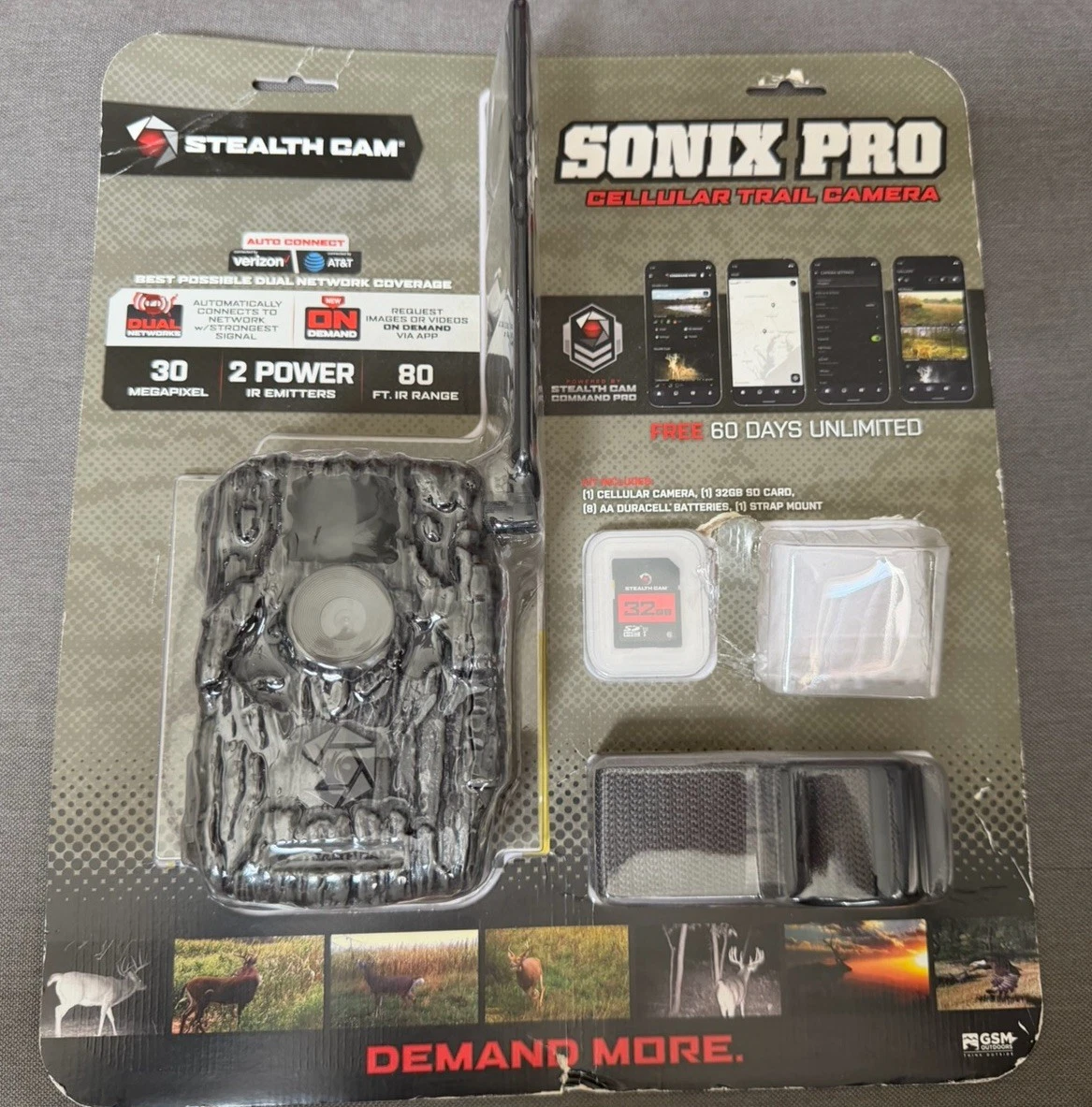 Stealth Cam Sonix Pro Cellular 30MP Digital Trail Camera - STC-SXPWC NIB!