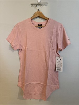 NEW APL Athletic Propulsion Lab Women's Perfect Tee Shirt Dusty Rose Size Medium