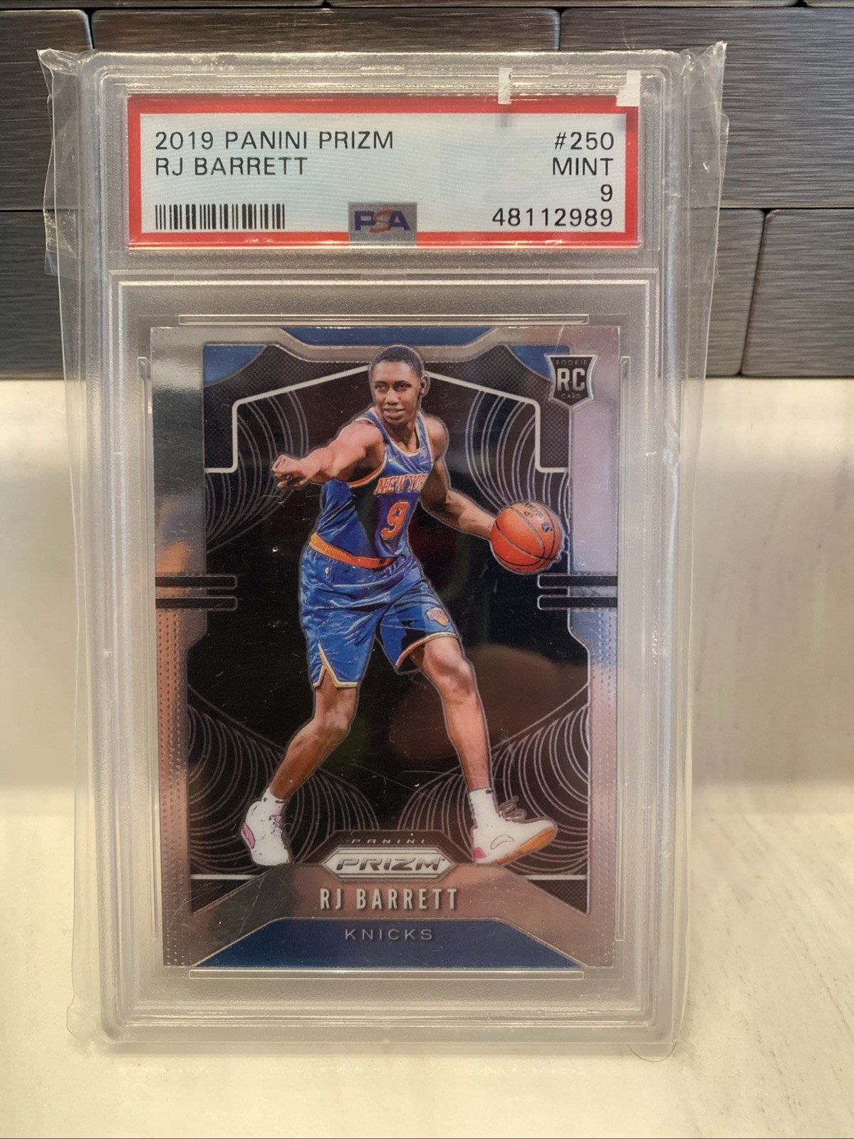 2019 Panini Prizm #250 RJ Barrett mint PSA 9