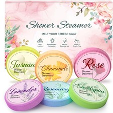 Birthday Gifts for Women: 6 Pack Shower Steamers 6 Count (Pack of 1), Pink