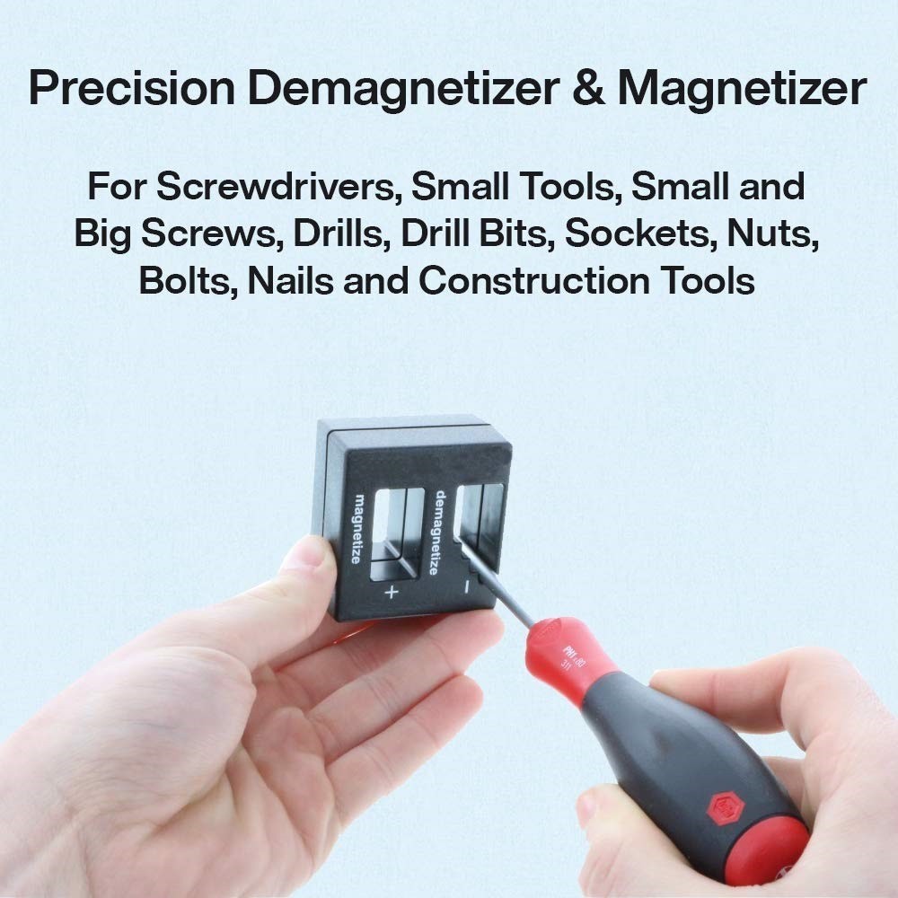 MAGNETIZER DEMAGNETIZER MAGNETIC TOOL FOR SCREWDRIVER TIPS SCREW BITS
