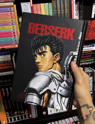 Custom UV Printed Berserk Vol 5 Hardcover Manga Graphic Novel by Kentaro Miura