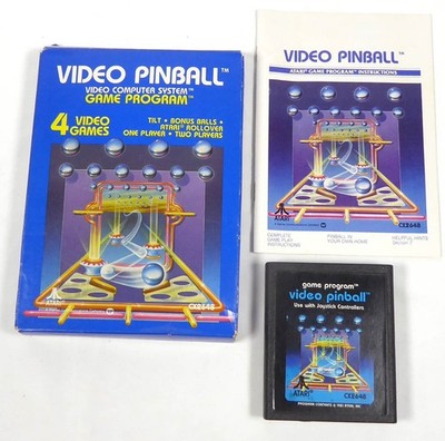 Atari 2600 in OVP -- VIDEO PINBALL (Picture Label) -- Atari VCS