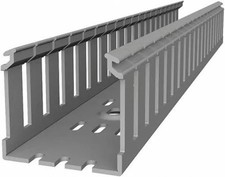 TYD15X3WPG6 Thomas Betts 1.5X3-Inch Wide Slot PVC Gray Wire Duct Per-Foot NEW