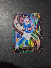 2024 Panini Select - Premier Level Keon Coleman #153 Black & Green Shock Prizm