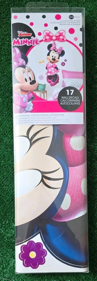 Adesivo de parede Diseny Mickey & Friends - Minnie Bow-tique peel & stick gigante - Imagem 2 de 3
