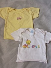 Y2K Vintage PRECIOUS MOMENTS Newborn Baby Girll Shirts  hat 3 items 