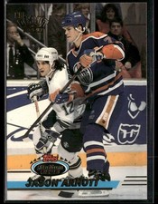 1993-94 Stadium Club #345 Jason Arnott RC Rookie Hockey Card 1001E