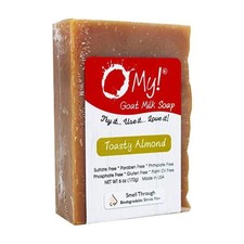 Goat Milk Soap Bar Toasty Almond 6 Oz by O MY 