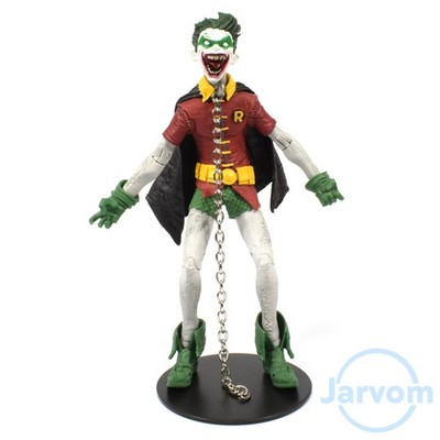 DC Comics Multiverse 7'' Mcfarlane Crow Robin Earth 22 Wide Open Complete