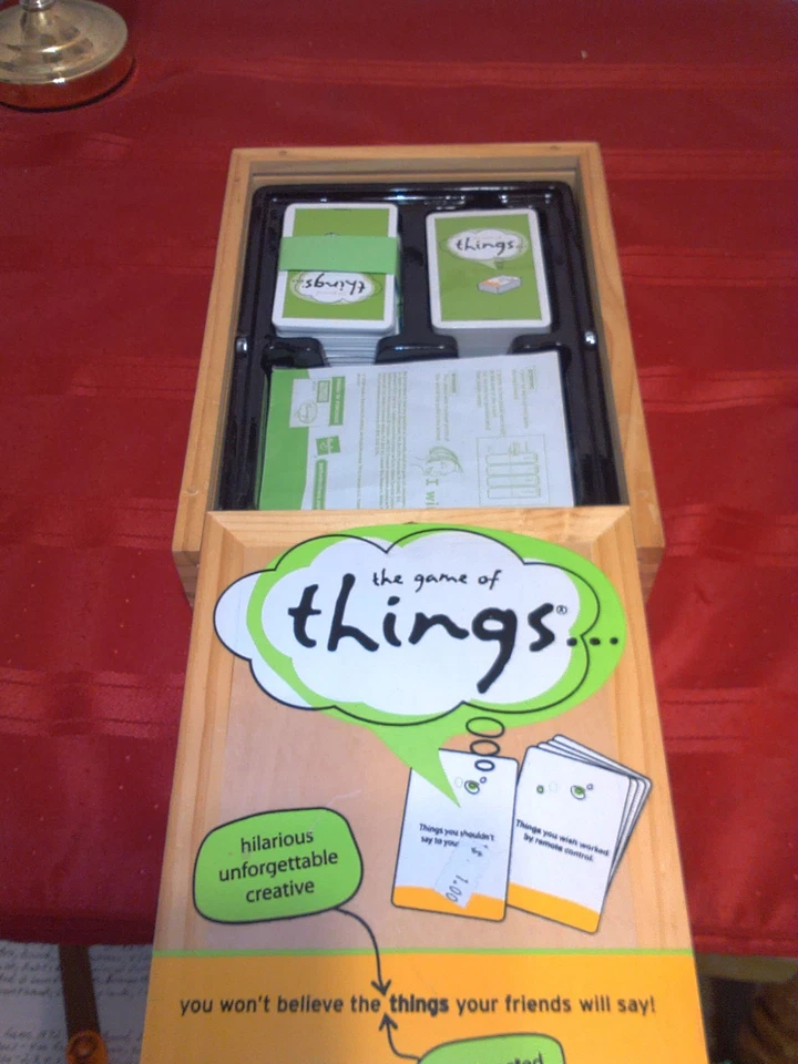 The Game of Things Humor Hilarious Adult Topics Wooden Gift box limited edition - Image 4 of 4