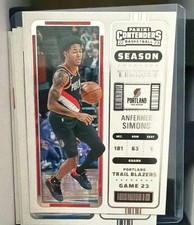 2022-23 Panini Contenders - Season Ticket Retail #25 Anfernee Simons