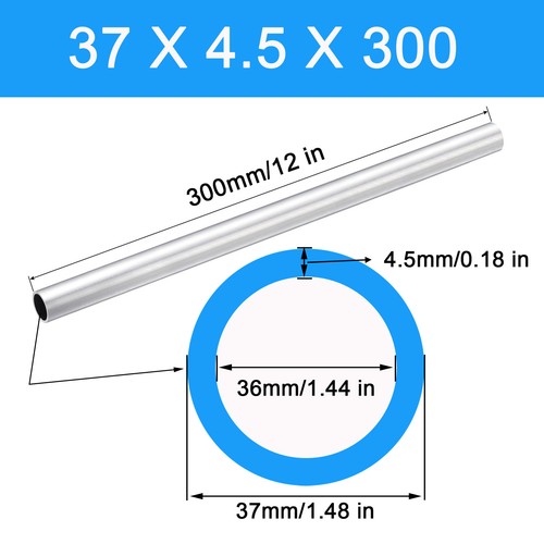 Aluminium Round Tube Pipe OD 12mm 14mm 15mm 16mm - 65mm Wall Thickness 4mm 4.5mm - Picture 39 of 42
