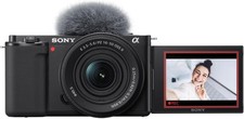 Sony Alpha ZV-E10 - APS-C Interchangeable Lens Mirrorless Vlog Camera Kit - Blac